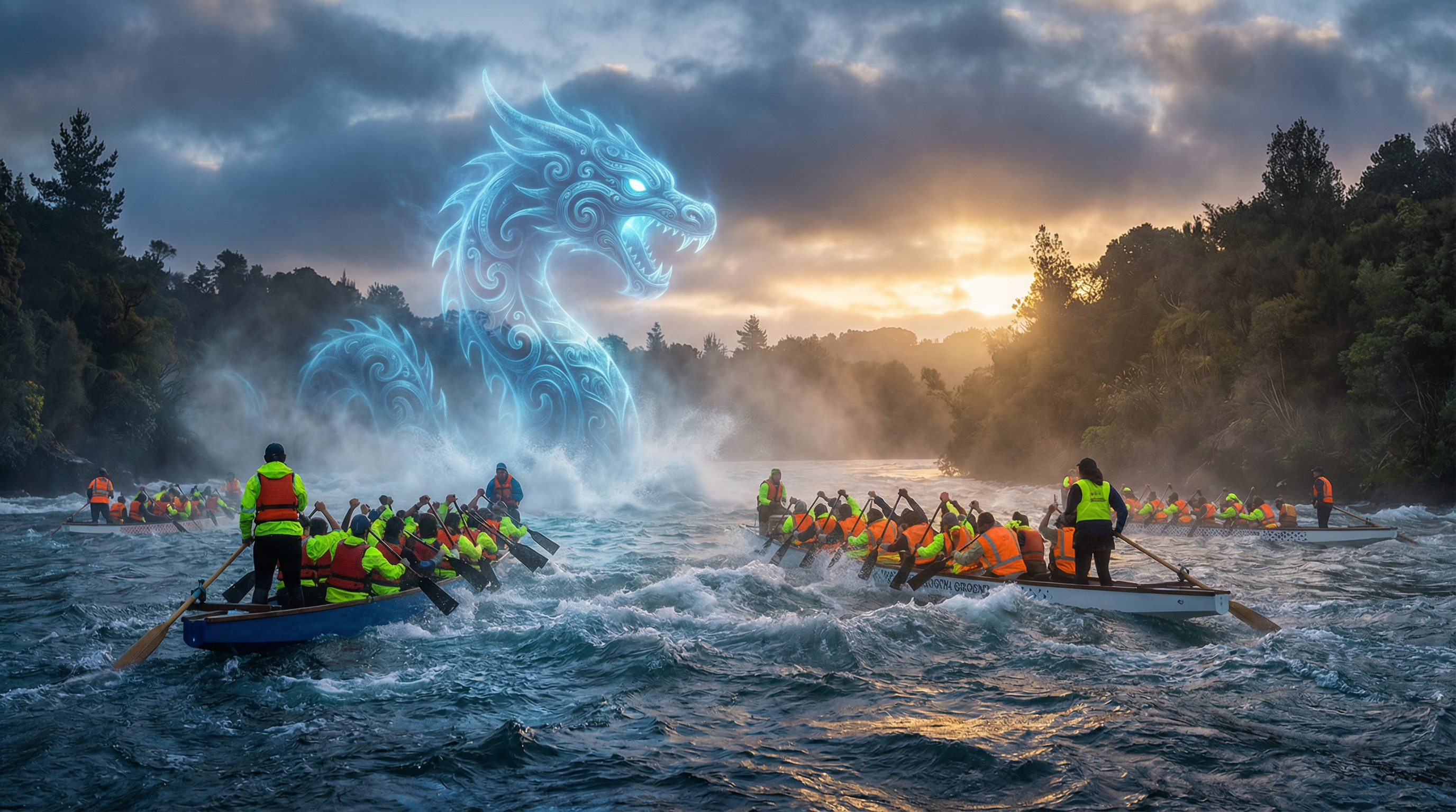 Dragon boat racing