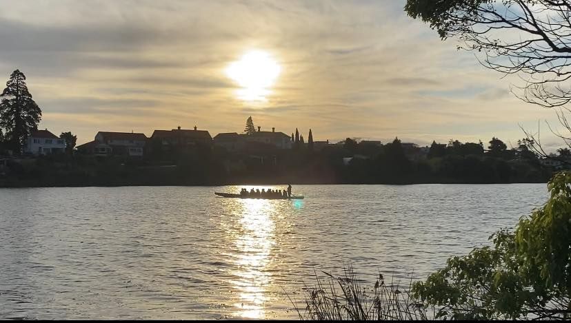 Evening on Hamilton Lake